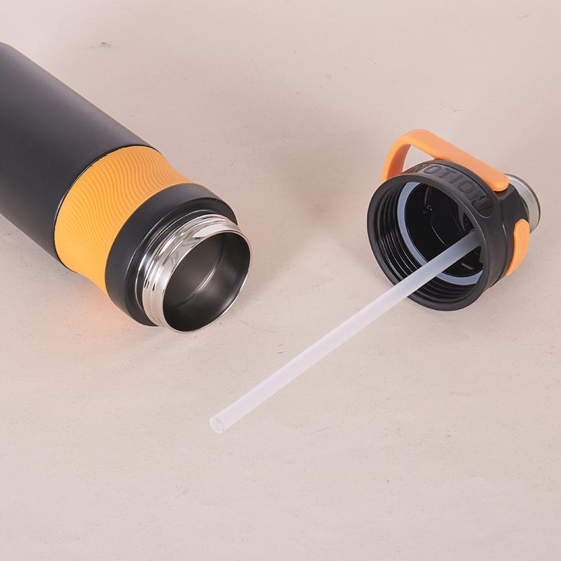 316 Stainless Steel Handle Sports Kettle Outdoor Portable Car Climbing Double-cup Car Riding Pot Travel Pot