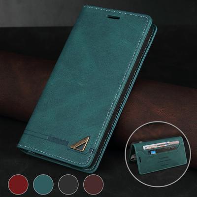 Magnetický kožený kryt proti pádu pro Samsung Galaxy A17 Flip peněženka Slot na karty Stojánek Pouzdro pro Samsung A17 A07 A56 A36 A26 A16 A06 Kůže RFID