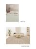 Wabi-Sabi Luxury Waterproof Living Room Carpet - Solid Color, Loop Velvet, Wash-Free and Wipeable, Ideal for Coffee Table & Bedroom