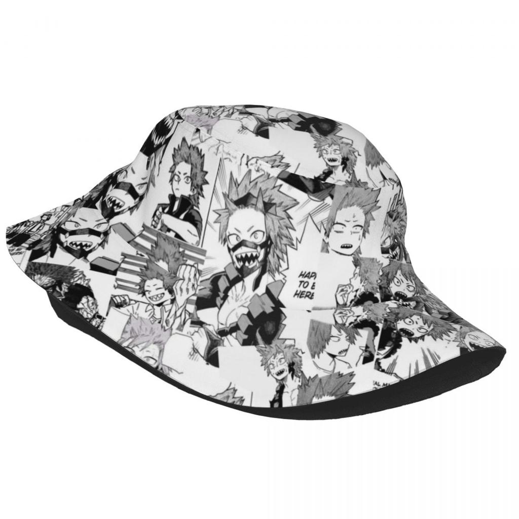Boku No Hero Academia My Hero Academia KIRISHIMA Bucket Hat Spring Picnic Headwear Merch Fishing Cap Sports Woman Bob Hat
