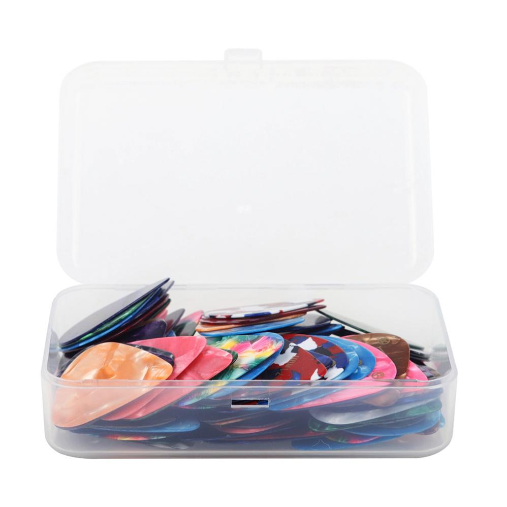 100pcs/lot Guitar Picks 0.71mm Colorful Skidproof Water Droplets Shape Plectrum for Guitar Bass Ukulele