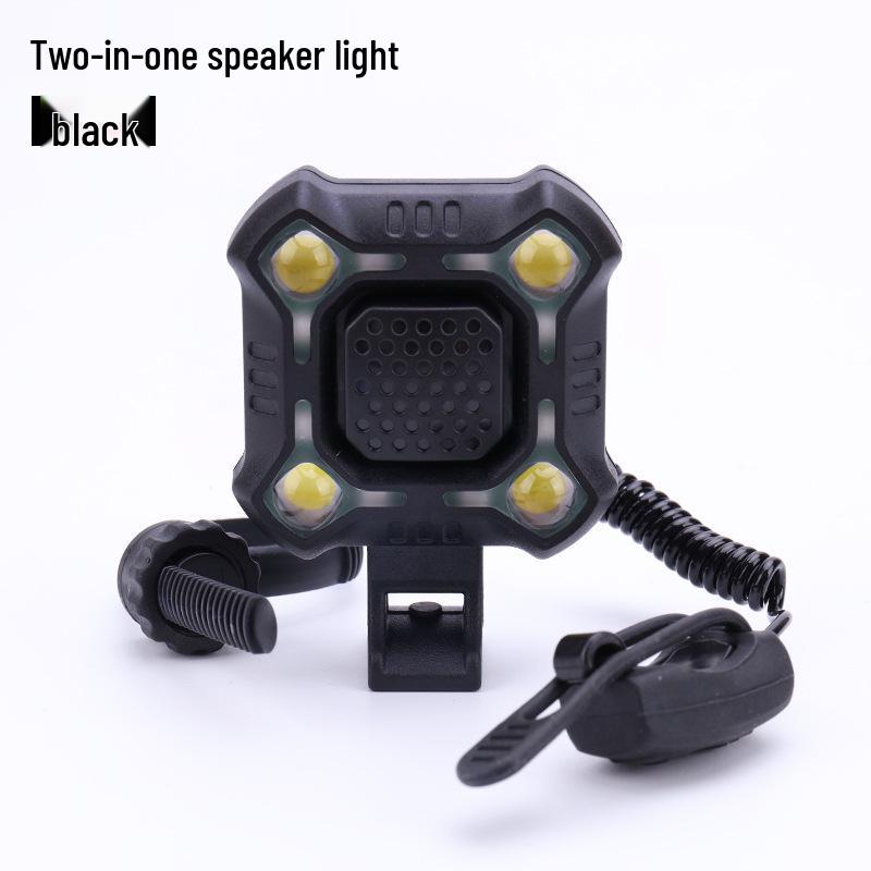 USB Rechargeable Mountain Bike Headlight & Electric Horn with Taillight Accessories
