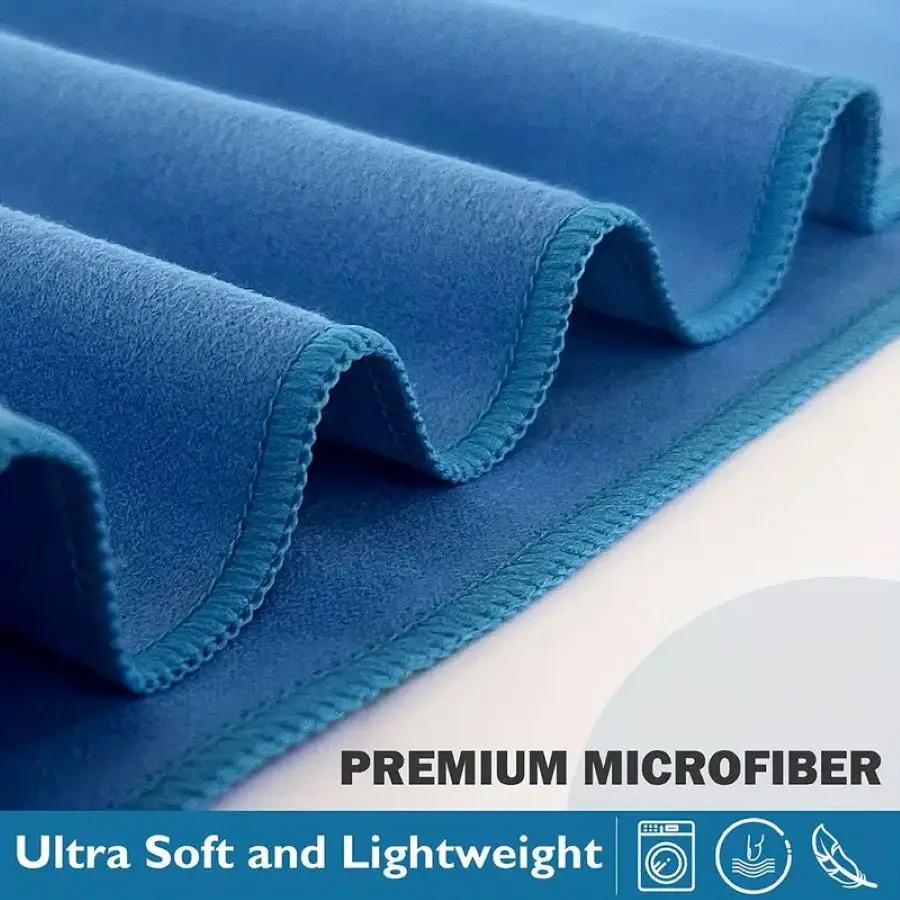 Microfiber Quick Dry Sandproof Towel | Lightweight Compact for Swim Yoga Gym Beach Travel Sports Accessories