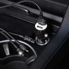 Bling Car Charger Accessories Set,Rhinestone Dual USB Car Chargers + Bling 3 In1 Nylon Braided Charging Cable,Bling Crystal Decoration Car