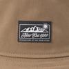 New Era Trekking Hat Bucket 01 Stretch Cotton Mountain Range Label Reflector Patch 13516191 Khaki M-L