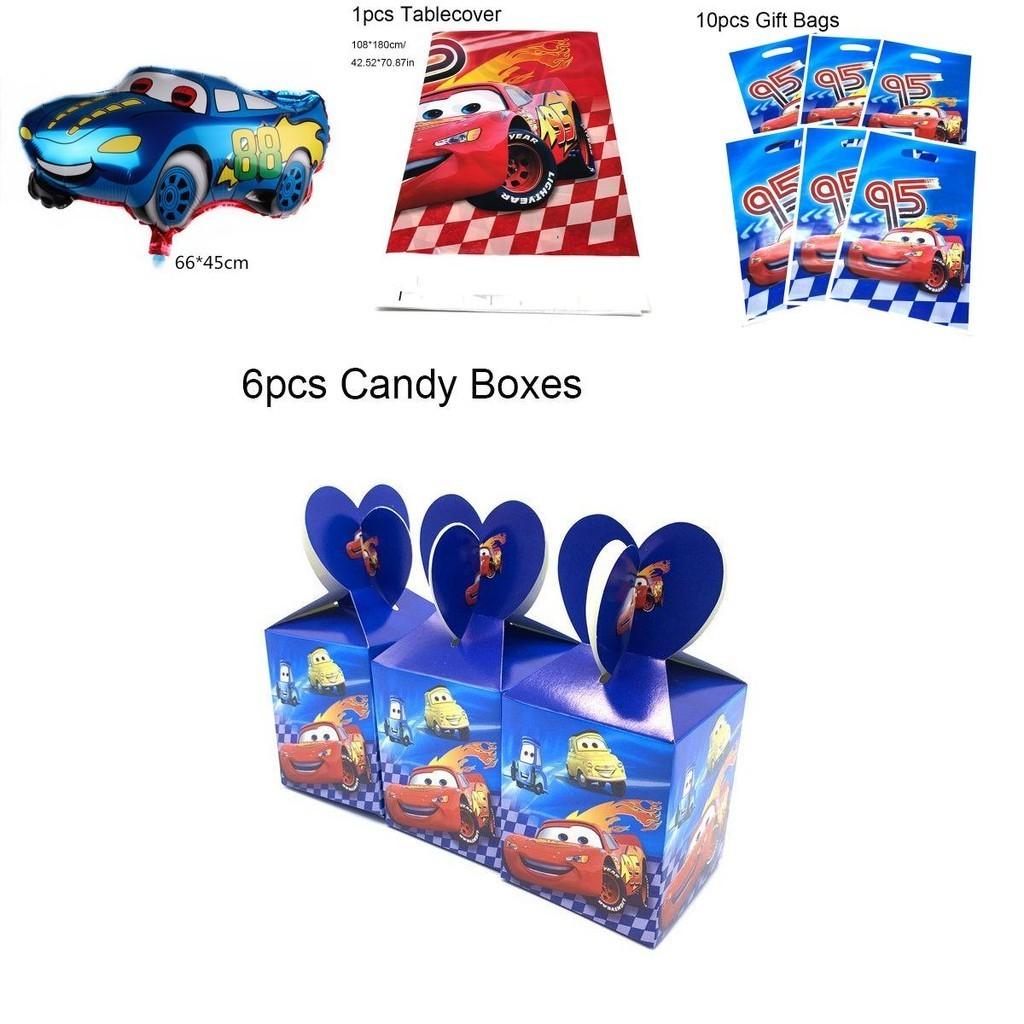 Vibrant Mcqueen Cars Theme Party Decor For Kids And Adults!