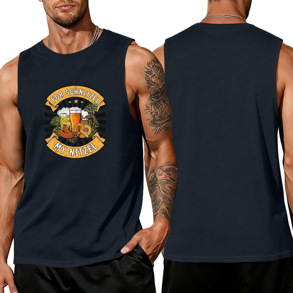 Men's Loose Fit Sleeveless Tank Top Casual Summer Daily Wear Breathable Lightweight Fabric Comfortable Fit Graphic Print
