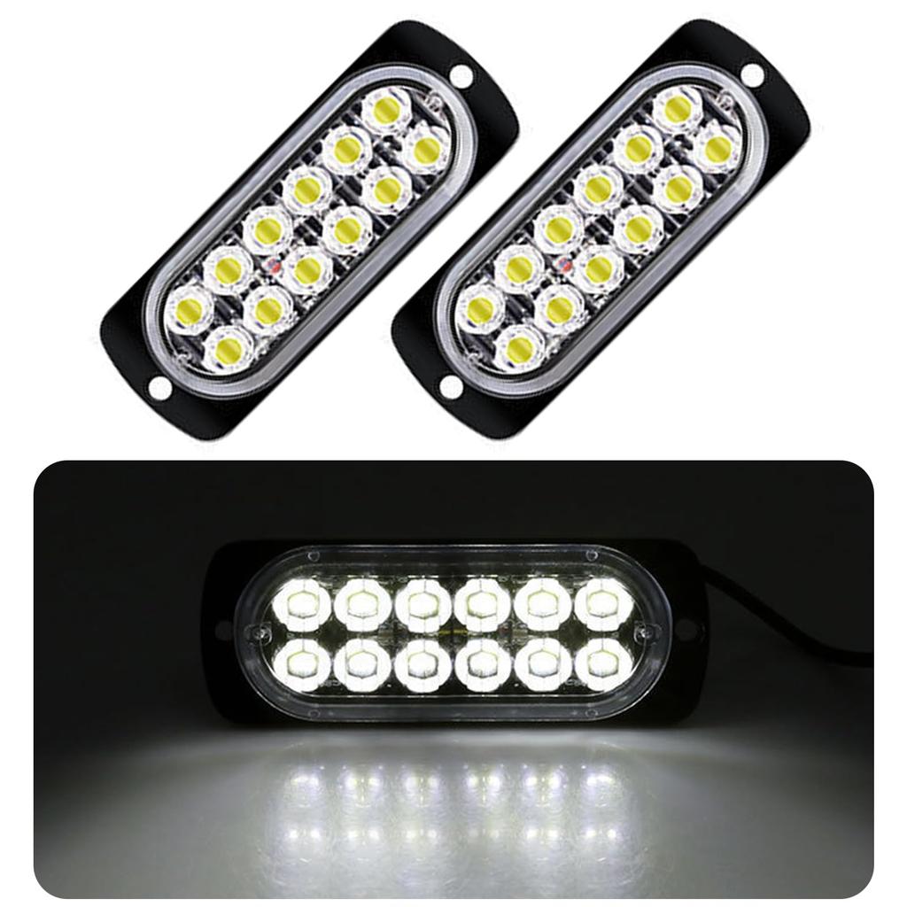 sakurawing Universal Strobe Flash LED Light Daylight Car Motorcycle Truck 24v Waterproof Explosion Custom White