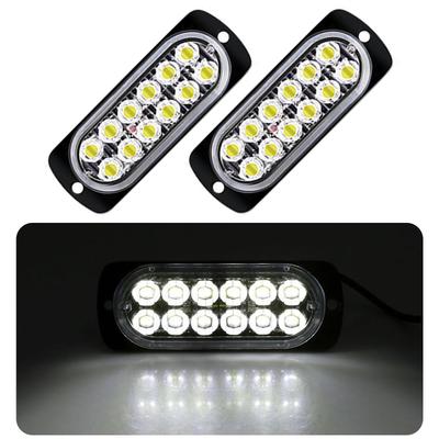 Sakurawing Evrensel Çakar Flaş LED Işık Gündüz Işığı Araba Motosiklet Kamyon 24v Su Geçirmez Patlama Özel Beyaz