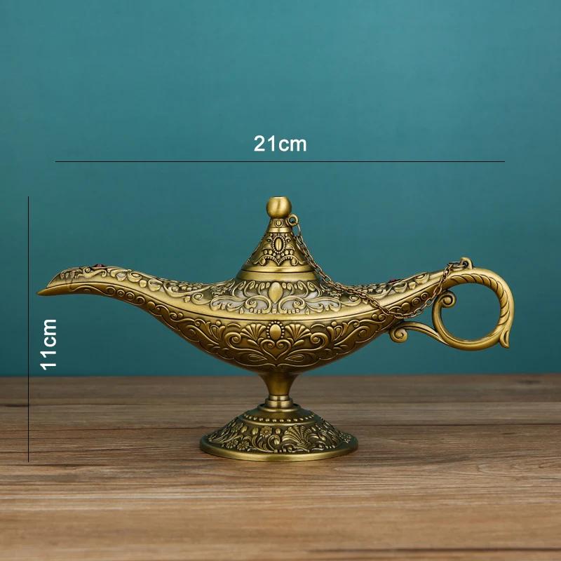 European Aladdin Magic Lamp Home Wishing Lamp Craft Creative Light Luxury Russian Home Decorative Ornaments Home Accessories