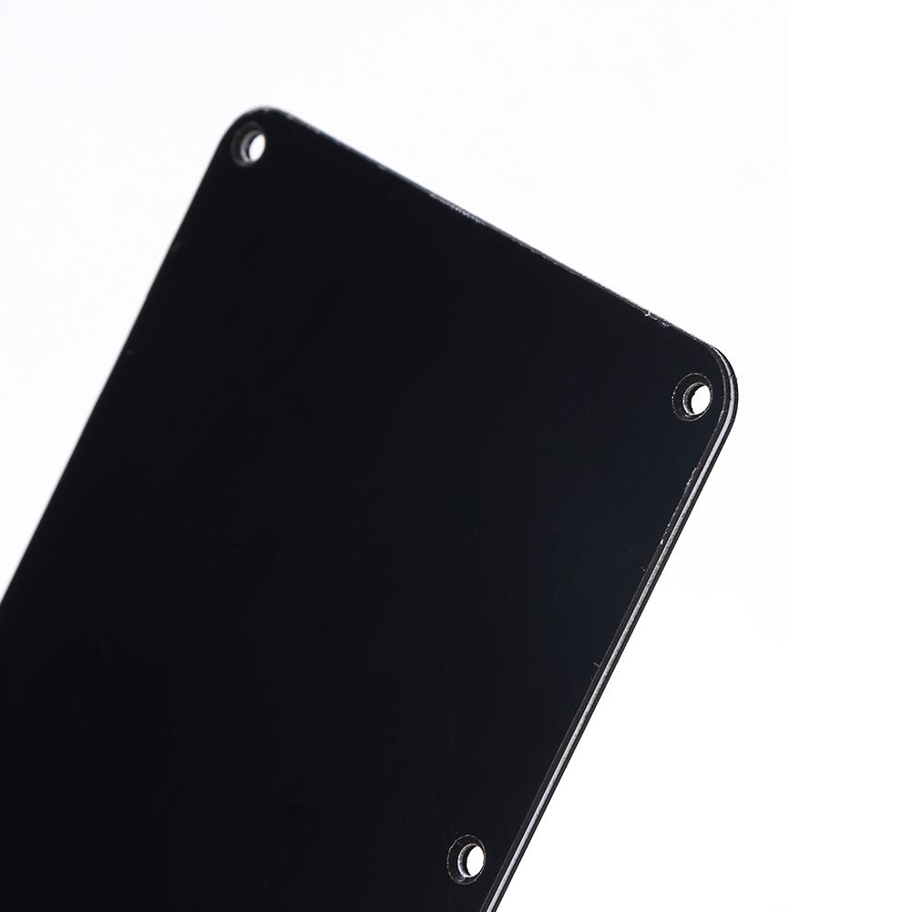 6-Hole Electric Guitar Cavity Cover Closed Style Plastic Backplate Guitar Parts Lightweight Portable Music Elements