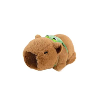 Lovely Capybara Animal Slap Snap Wrap Wristband Bracelet Plush Stuffed Animal Kawaii Capybara Hand Ring Wristband Kid Funny Toys
