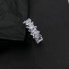 1PC Zircon Ring Luxury Personality Women Simple Fashion Full Oval Zircon Rings Wedding Party Jewelry Gifts