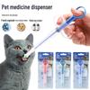 Pet Medicine Dispenser: Double-Ended Plastic Syringe for Tablets and Insect Repellent, Suitable for Cats and Dogs