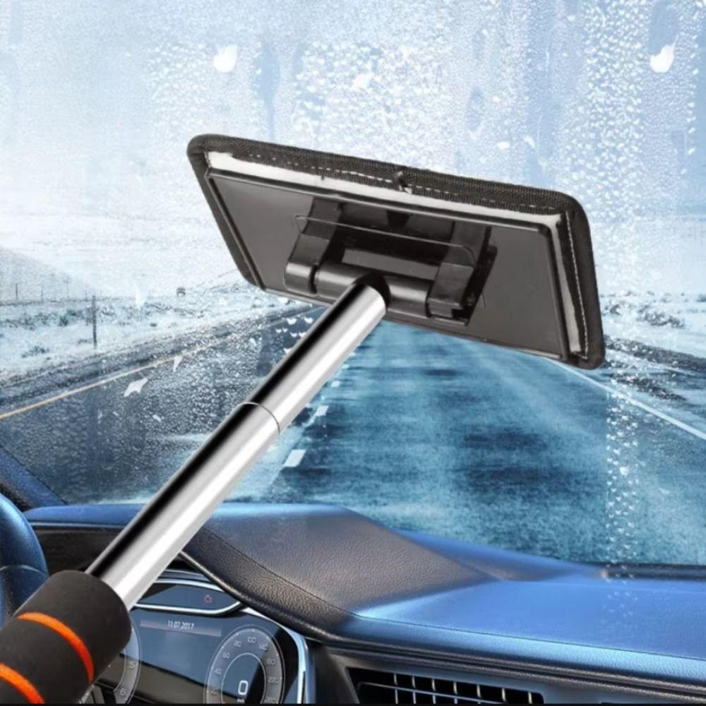 Windshield Car Window Cleaning Brush Retractable Dust Removal Brush New Long Handle Car Wash  Car
