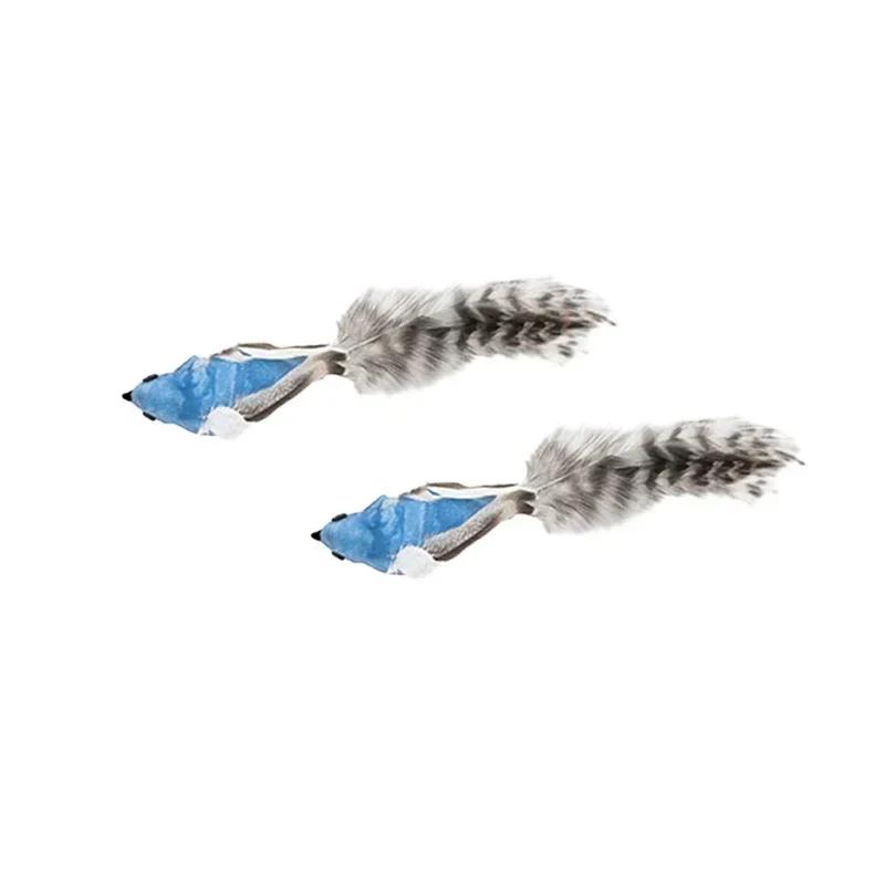 Simulation Bird Cat Toys Funny Interactive Peacock with Bell Cat Stick Toy for Kitten Playing Teaser Wand Toys Pet Cats Supplies