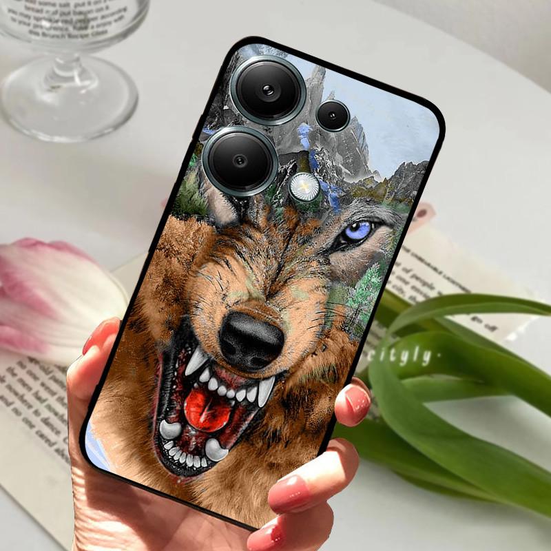 For Xiaomi Poco M6 Pro 4G Case PocoM6 Pro Shockproof Soft TPU Silicone Phone Cover For Poco M6 Pro 4G Funda Capa Cartoon Shells