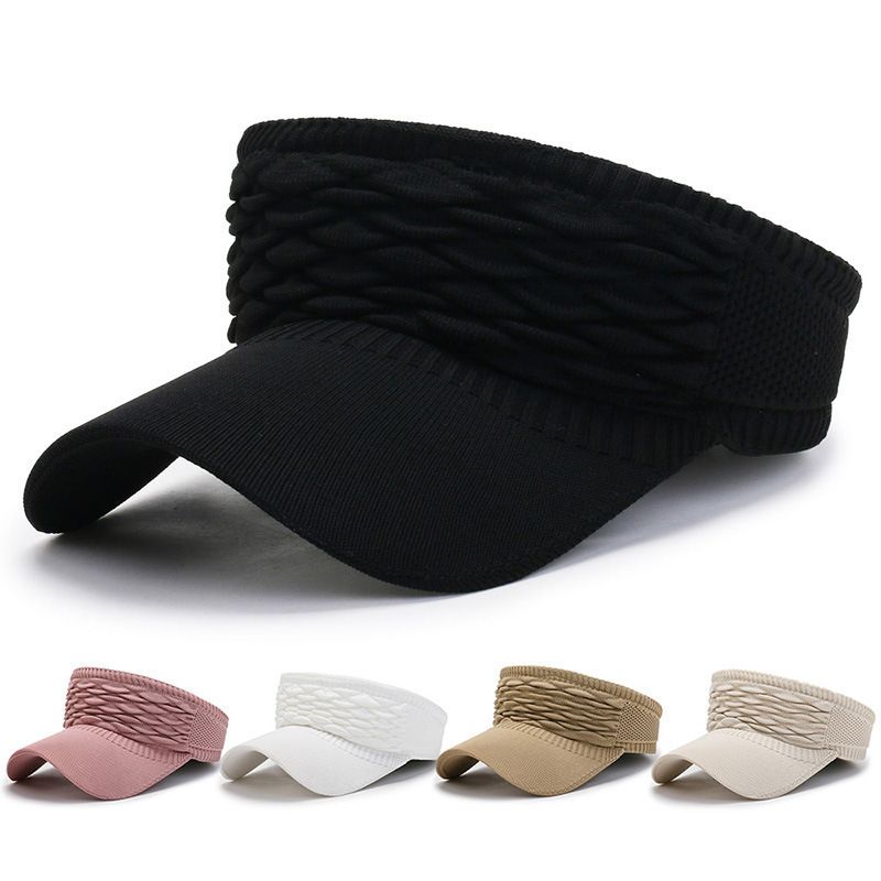 Hat Female Summer Air Top Sunhat K-style Sun Protection without Top Peaked Cap Sun Hat Sports Running Outdoors Baseball Cap