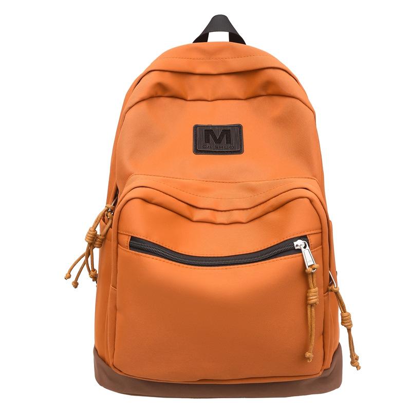 New Backpack for Men's Simple Large Capacity Travel Backpack for Women Casual Japanese Junior High School Students High School Students School Bag