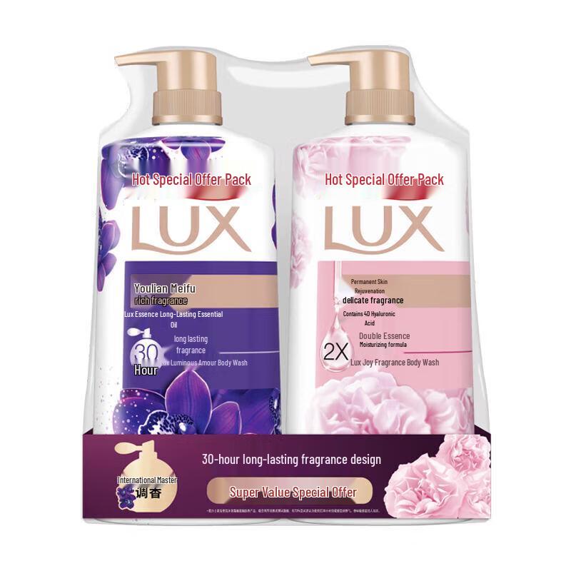 LUX Enchanting Lotus & Tender Skin Shower Gel Twin Pack