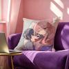 Cartoon Anime HHappy Sugar Life Manga Pillow Case Square DoubleSided Sofa Cushion Cover Bedroom Bedside Pillow