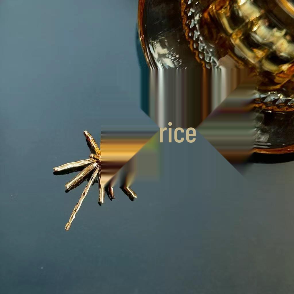 Персонализированные серьги-фейерверки: Минималистичные геометрические гвоздики для женщин - Роскошные, элегантные и неправильной формы.