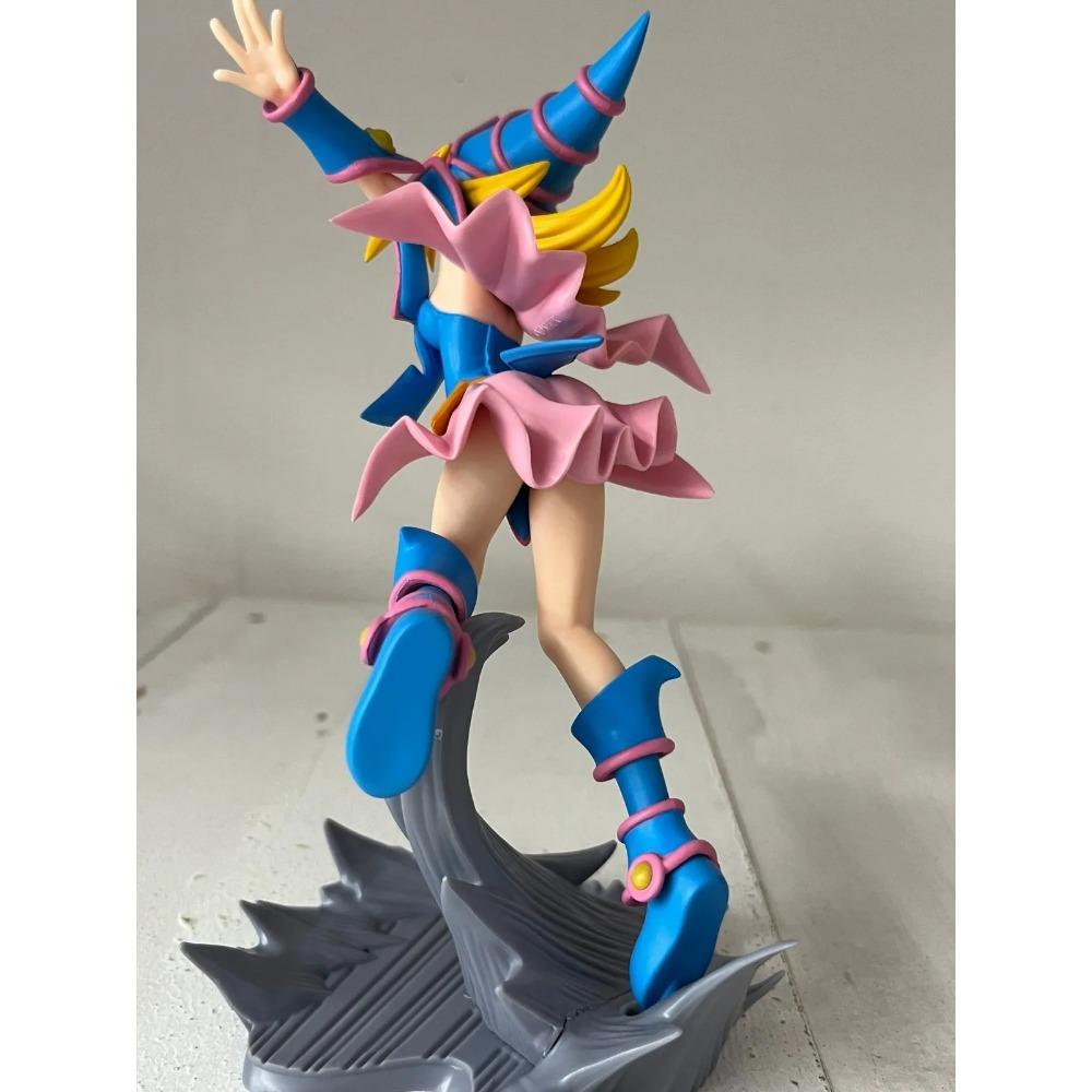20CM BANDAI Anime Game Yu-Gi-Oh! Duel Monsters Atem Figure Battle Light Series Dark Magician Girl Model Toy Doll Action Figure