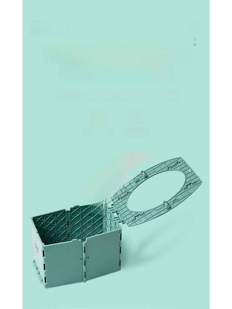 Tragbare Kinder-Klapptoilette mit Müllbeutel