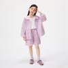 Girls' Hooded Letter Embroidery Sun Protection Jacket