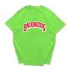 Hot-Selling Backwoods Letter Print Short-Sleeved Men'S And Women'S T-Shirts Wish Explosion