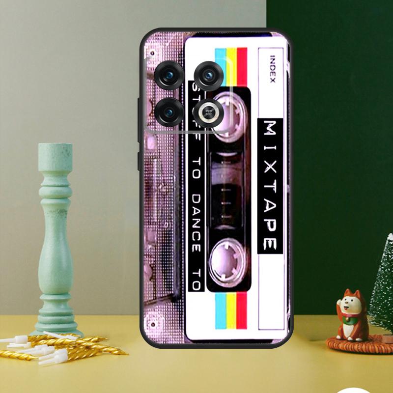 Cassette Tape Phone Case For OnePlus 13 12 11 13R 12R 10R 9 10 Pro 8T 9RT 10T Nord 4 CE 2 3 Lite N20 N30
