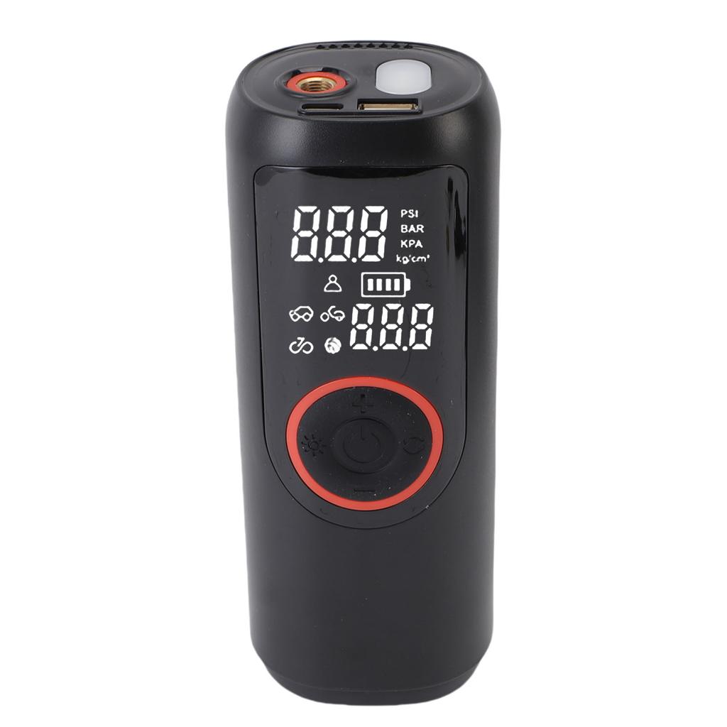 Tire Inflator Portable 150psi Wireless Pump with LED Fluorescent, Wireless Pump Car Tire Pump for Cars Motorcycles