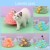 Cat Toy Six Tier Rotating Disc With Lightweight Design For Fun And Exercise