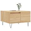 VidaXL Coffee Table Sonoma Oak 55x55x36.5 Cm Engineered Wood 830759