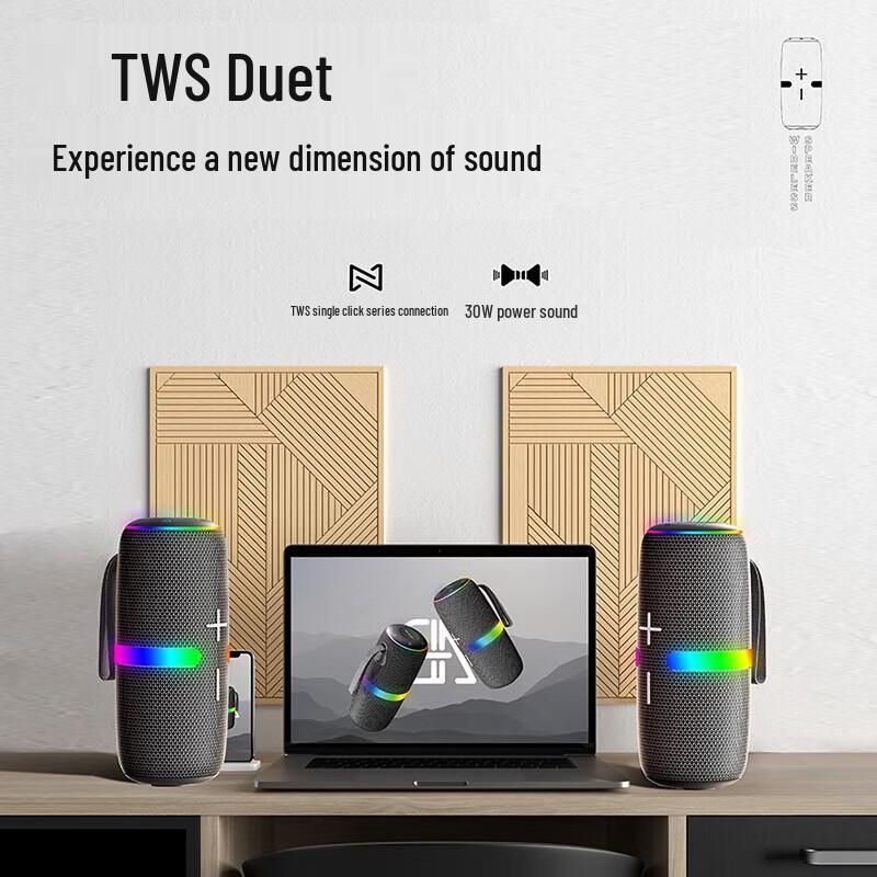 Newmine N511 Portable Wireless Bluetooth Speaker CN plug (adapter included)