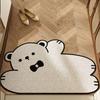 Door Anti-fouling Mat Cute Cartoon Pet Silk Ring Can Be Cut Door Anti-fouling Mat Porch Scraping Mud Dust