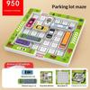 1 Set Magnetisches Parkplatz-Puzzle Stau-Spiel für Kinder Pädagogisches Logisches Denken Spielzeug Zahlen-Schiebe-Puzzle Gehirnjogger Geschenk