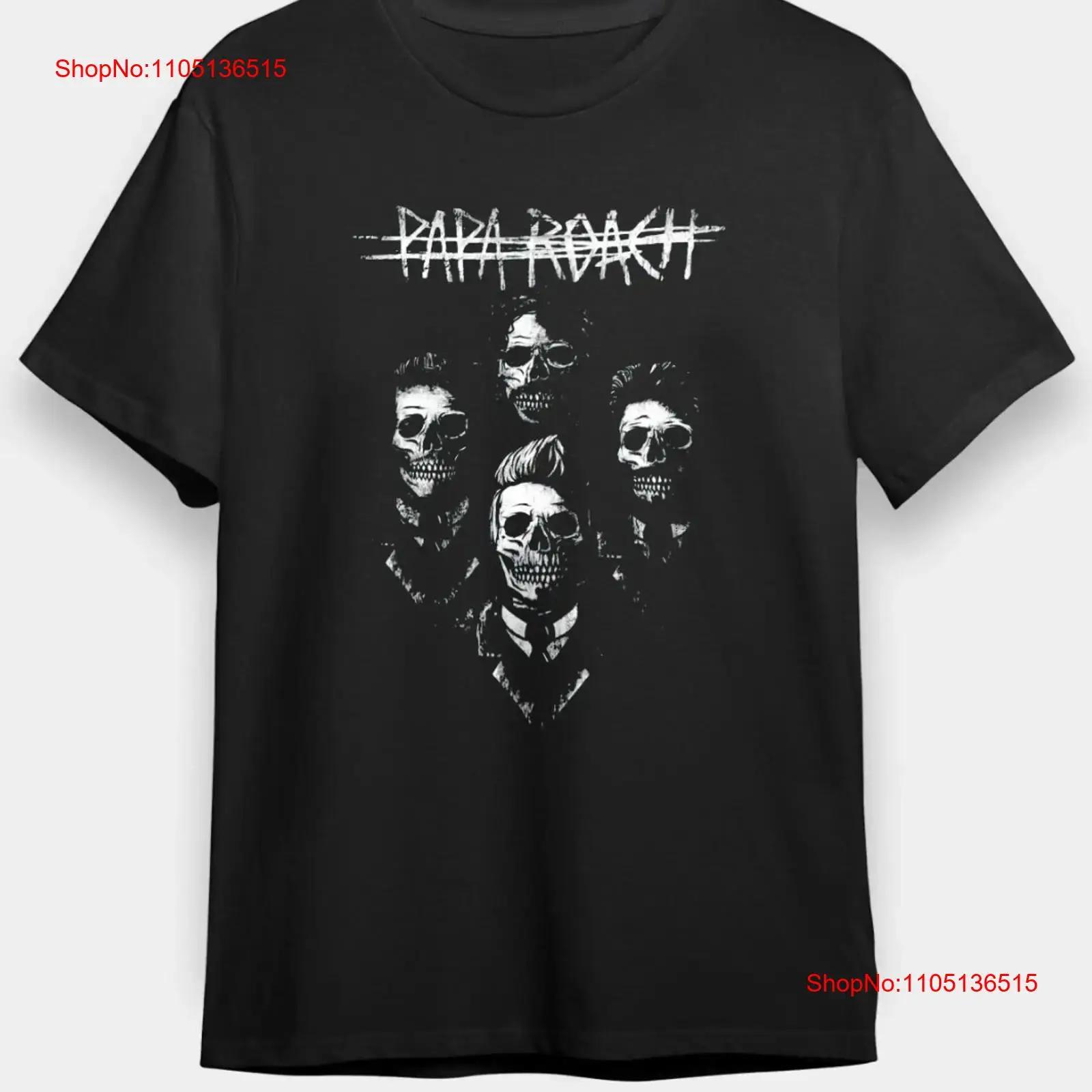 

NEW Papa Roach band black T shirt All sizes S to 345XL XY758 vintage Washed fashion Soft streetwear Casual Breathable Versatile 5XL різнокольоровий
