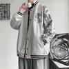 Men's Korean-Style Floral Jacket: Spring/Autumn Streetwear, Casual Baseball Outerwear