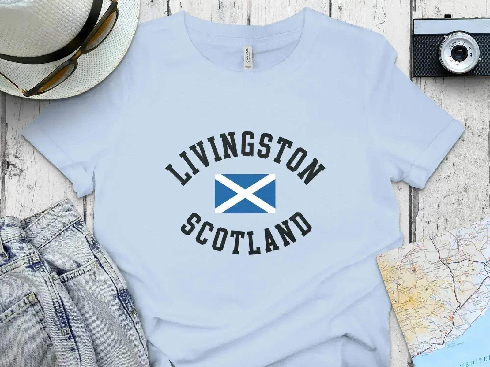 Livingston Scotland T-Shirt – Scottish Heritage Design 3XL