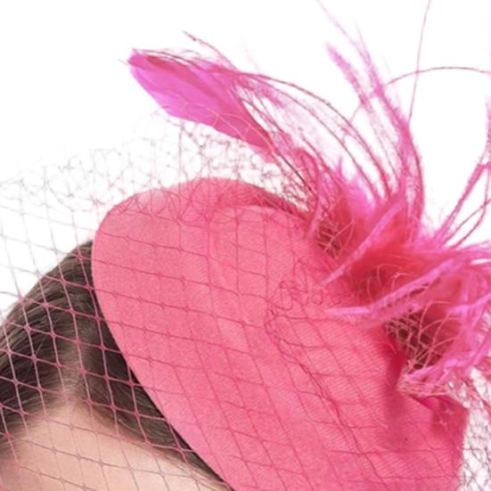 Hair Accessories Mesh Floral Feather Design Headdress Lightweight Breathable Tulle Wedding Reception Bridal Veil