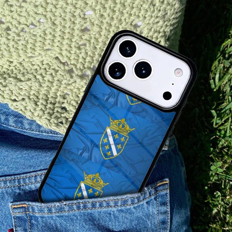 Bosnia Flag Phone Case Cover for IPhone 11 12 13 14 15 16e 17 Pro Max Coque for IPhone 17 Air