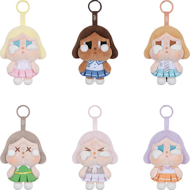 New POP MART CRYBABY Sunset Concert Collection Plush Pendant Mystery Boxes Single Mystery Box/Full Box 6 Pcs PPMT-2406-0036