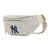 New MLB Monogram Collection Polyester Crossbody Bags Fanny Pack Regular Unisex Ivory White 3AHSM051N
