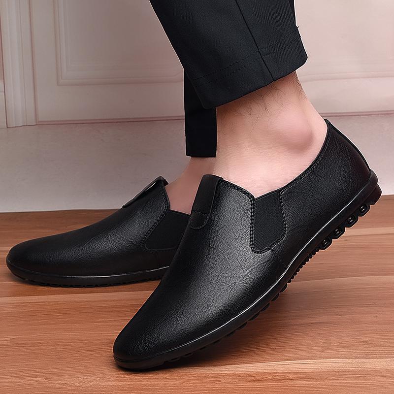 Loafers Genuine Leather Men's Shoes Luxury Brand Soft Driving Shoes Moccasins Slip On Casual Formal Shoes Walking Men Sneakers