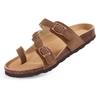 Fashion Shevalues Casual Women's Slippers Fashion Outdoor Sandals Flat Bottom Cork Slides Non-slip Women Sandals With Adjustable Buckle
