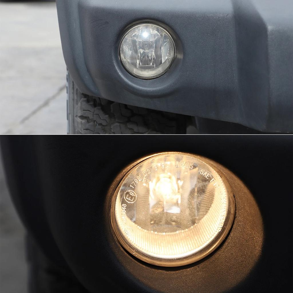 Car Front Fog Light Lamp Cover Protect Trim for Jeep Wrangler JK 2007-2017 Compass 2008-2010 Patriot 2011-2016 Accessories ABS