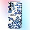 Fashion Ocean Theme Phone Case For Samsung S25,S24,S21,S22,S23,S30,Ultra,S20,Plus,Fe,Lite,Note,10,9,5G Black Cover
