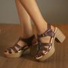 Summer New Women's Casual Fashion Sandals with Thick Heel, Wedge, Platform, Fish Mouth and High Heel
