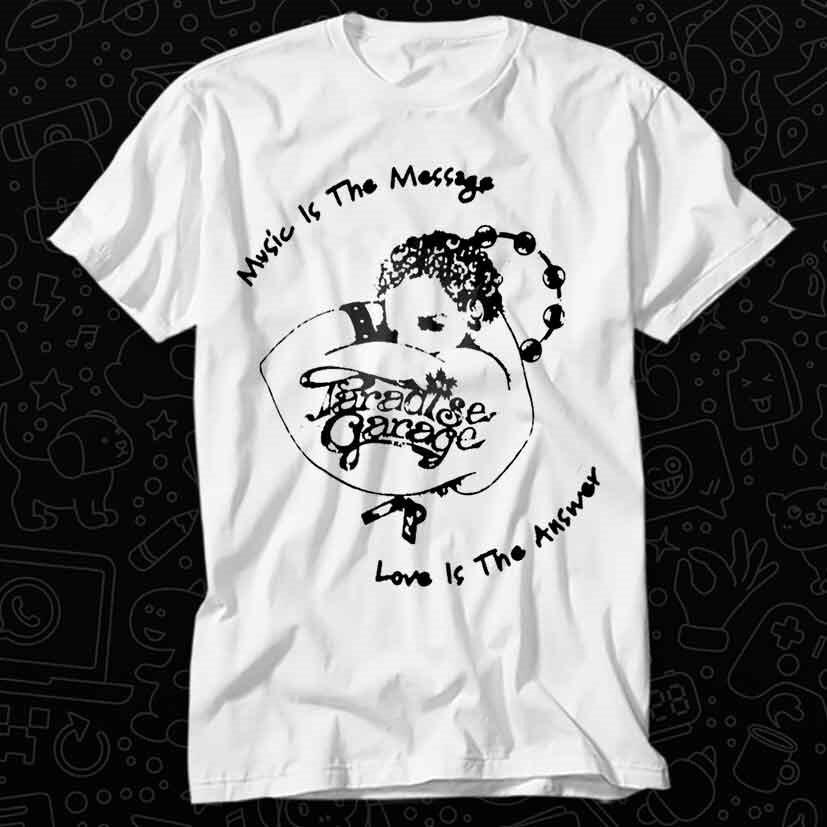 

Paradise Garage Music Is The Answer Love LGBT Gay Soho T Shirt 244 M